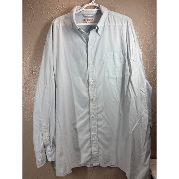 Coolibar Mens Shirt Long Sleeve UPF 50+ Lightweight Long Roll Tab Sleeve XXL - Picture 1 of 4